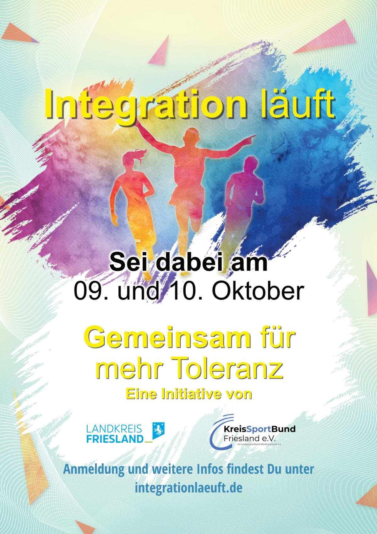 Jetzt anmelden! Integration läuft 2021 als Virtual Run in Friesland