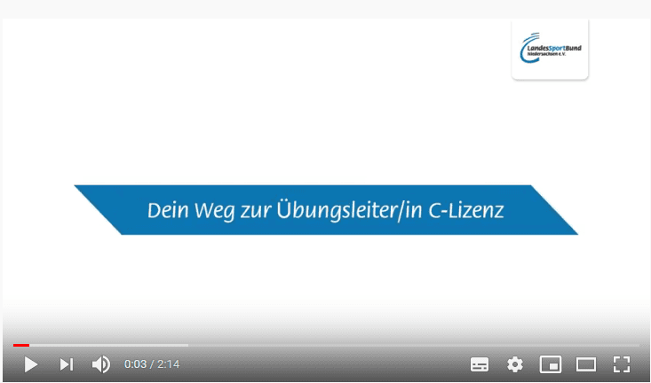ÜL-C Ausbildung Breitensport (1. Lizenzstufe)