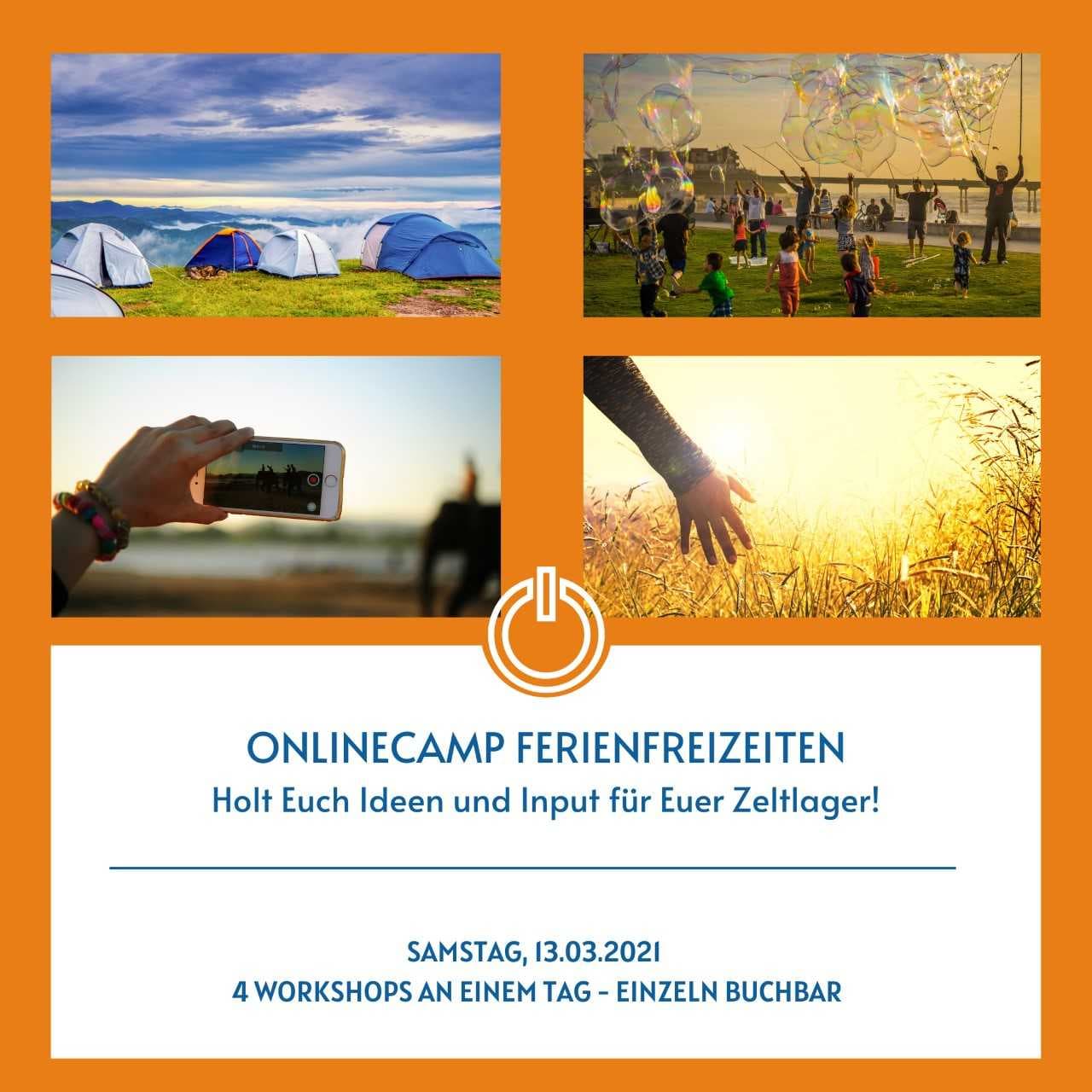 Onlinecamp Ferienfreizeiten – Holt Euch Ideen und Input für Euer Zeltlager!