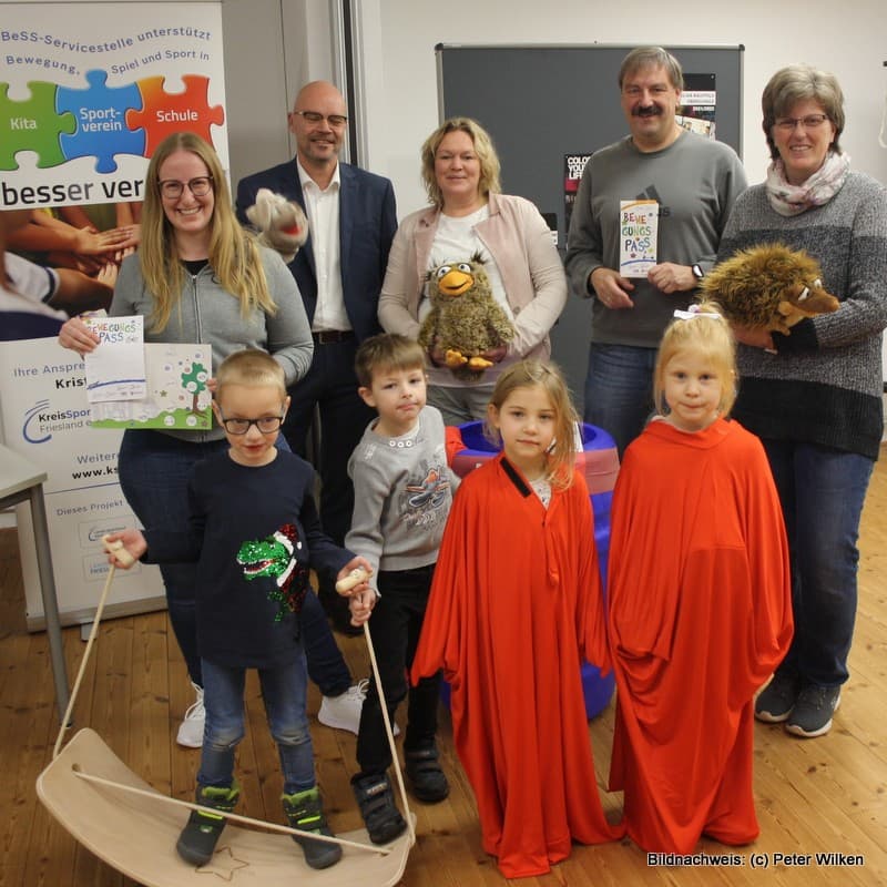 Über 1300 Kinder sammelten in Friesland und Wittmund Stempel für den Bewegungspass