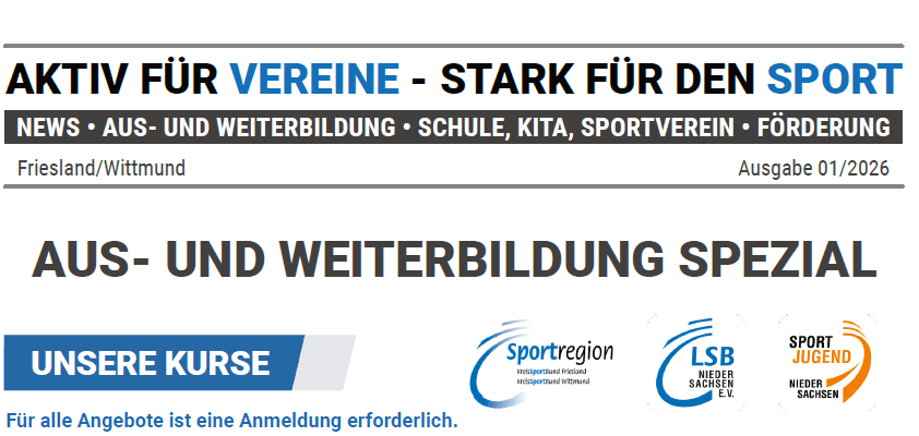 AUS- UND WEITERBILDUNGEN 2026